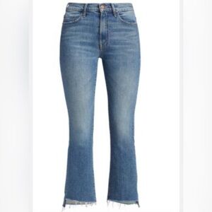 Mother Insider Frayed Step Hem Jeans